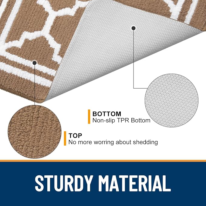 Buganda Runner Indoor Door Mat, Dirt-Resistant and Absorbent Doormat, Low - Image 4