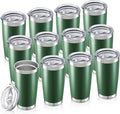 20oz Tumbler Bulk with Lid Stainless Steel Tumblers, 12 Pack | Leak Proof Lid by Unknown