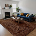 Fluffy Rug Shag Area Rug, Small Bedside Rug, Soft Fluffy Shag Entryway Throw by Yongyangjuxi