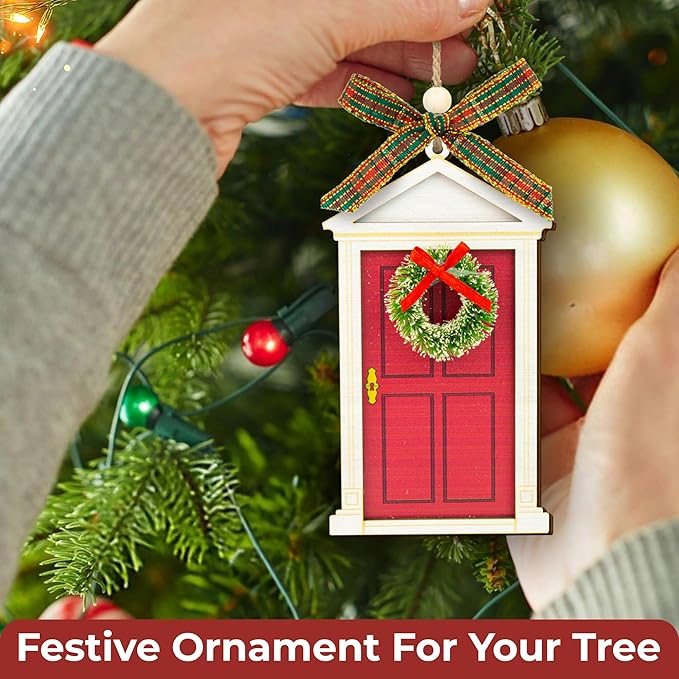 First Christmas in New Home Ornament 2024 - Our First House, Apartment, Wood New Home Decor - Housewarming Gift