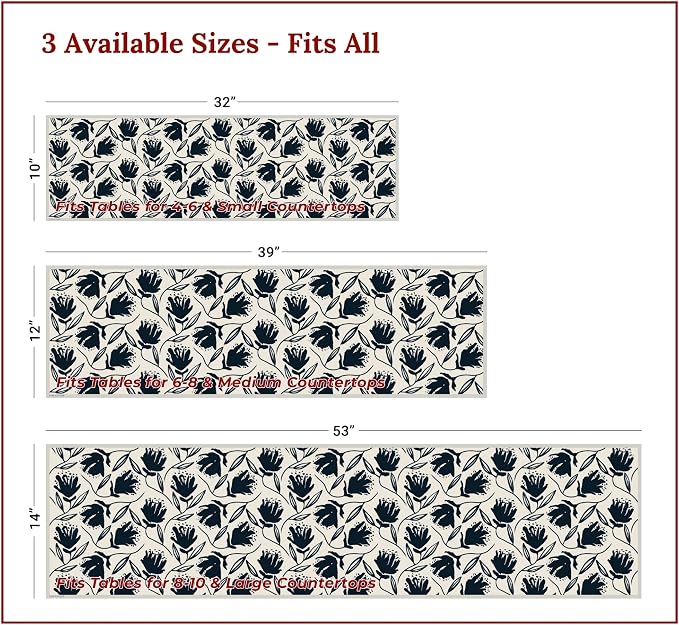 Heat Resistant Table Runner, 32 x 10 Inch - Image 4