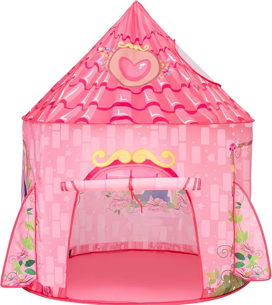 JOYIN Princess Tent Girls Large Playhouse Kids Castle Play Tent for Children, Pop Up Play House for Toddlers Indoor and Outdoor Games