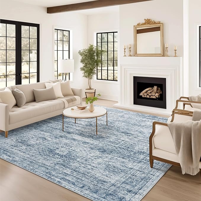 Soalmost 6x9 Area Rug for Living Room Washable 6x9 Non-Slip Modern Rugs for - Image 8
