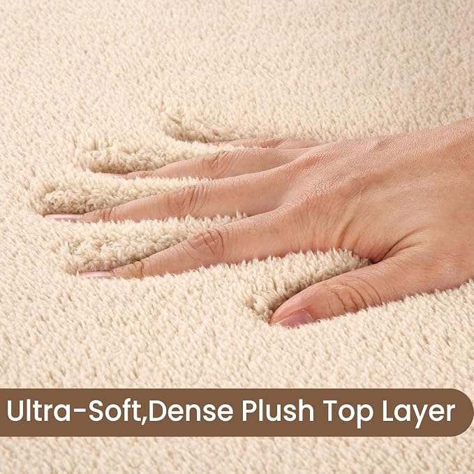 Sour Lemon 6x9 Area Rugs for Living Room, Soft Large Area Rug Fluffy Rugs for - Image 2