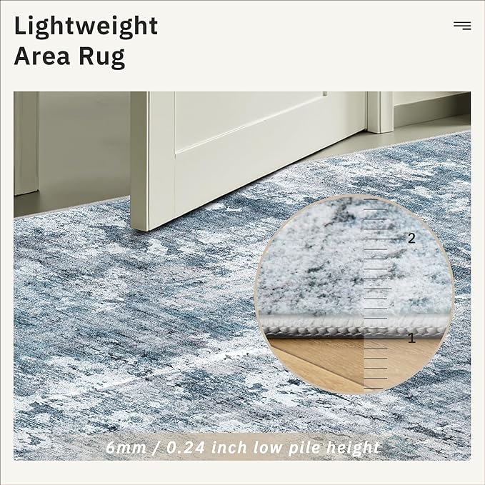 Soalmost Area Rug 6x9 Abstract Rugs - Image 7