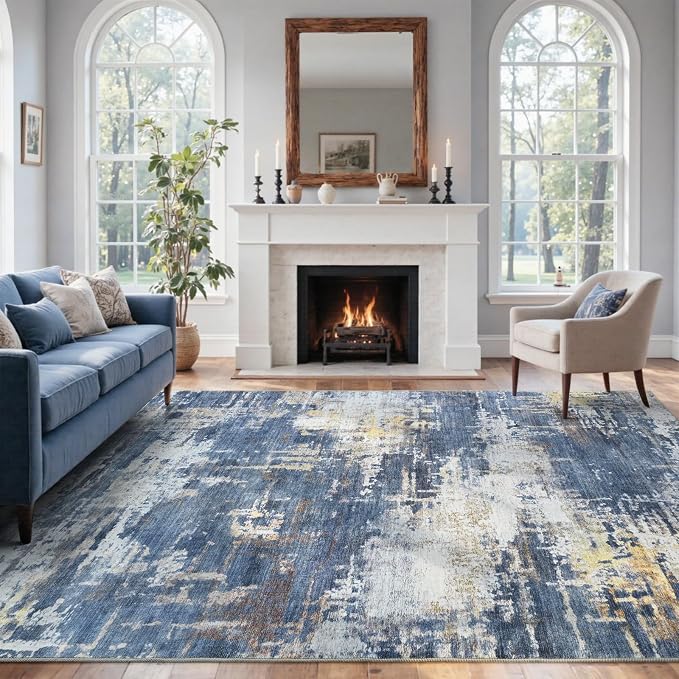 8x10 Ft Large Area Rugs for Living Room, Soft Non-Slip Washable Rugs Modern - Image 2