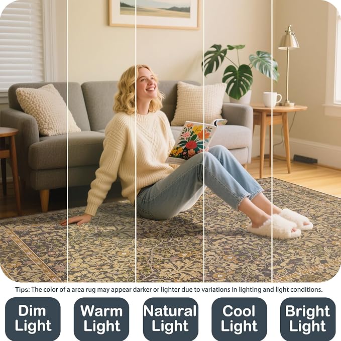 Washable 2'6" x 8' Runners for Hallways, Non Slip Long Floor Runner for Kitchen - Image 4