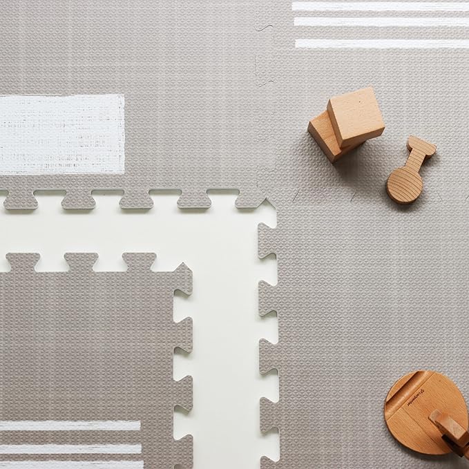 Baby Play Mats for Floor - Nira (4x6ft) - Premium EVA Foam Play Mat for Babies & Toddlers - Perfect for Tummy Time, Crawling, Playroom - Stylish & Comfortable Kids Play Mat