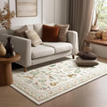 4x6 Washable Area Rugs for Entryway: Small Living Room Rug Stain Resistant Non by palohom