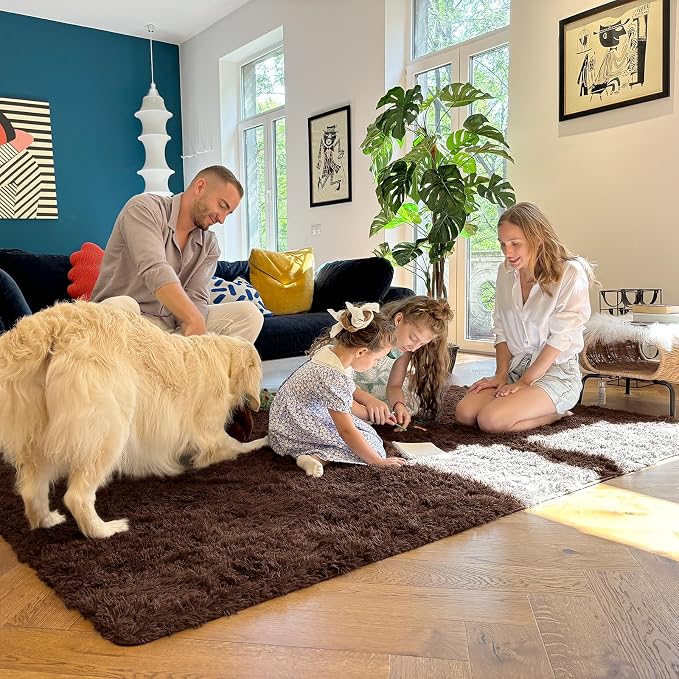 OLANLY 7x10 Machine Washable Large Area Rugs - Image 4