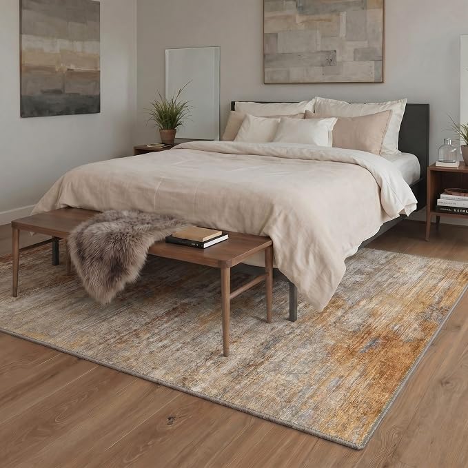 BEIMO Area Rugs 9x12 for Living Room Bedroom, Modern Abstract Machine Washable - Image 2