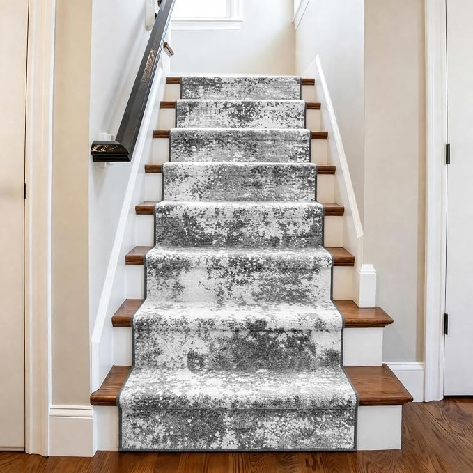 2x10 Hallway Runner Rug Non Slip Washable Grey Entryway Rug Runner - Image 8