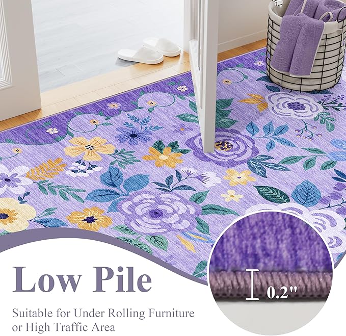 DUKINO Runner Rug, 2.6x8 Kitchen Rug - Image 7