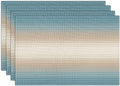Emvency Farmhouse Placemats Set of 4, 12x18 Inch, Boho Coastal | Western by Emvency