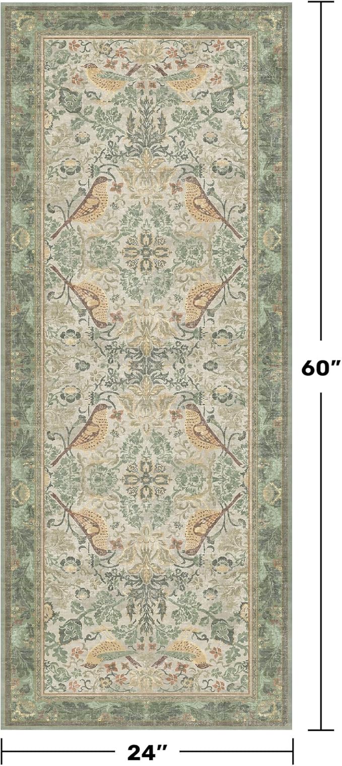 Sage Floral Kitchen Runners - Image 2