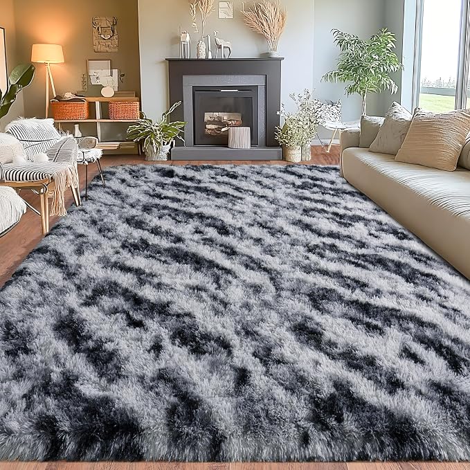 Area Rugs 9x12 for Living Room, Ultra Soft Fluffy Rugs for Bedroom, Non-Slip - Image 6