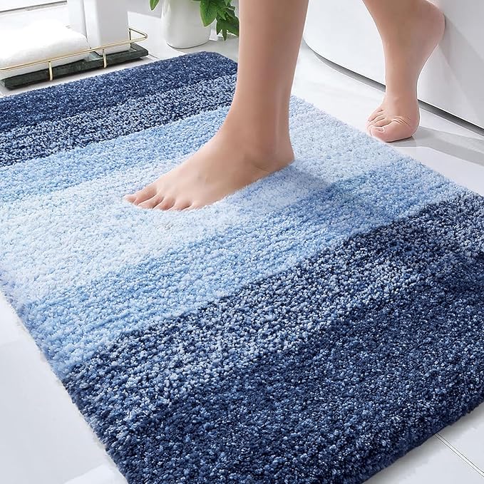 OLANLY Bathroom Rug Mat 36x24, Extra Soft and Absorbent Microfiber Bath Rugs by OLANLY