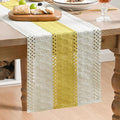 Artoid Mode Yellow Farmhouse Rustic Table Runner 12x60 Inch | Seasonal Holiday by ArtoidMode