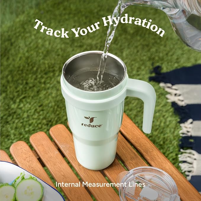 REDUCE 24oz Stainless Steel Tumbler w/Handle - Image 6