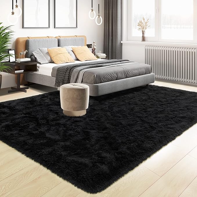 Tepook Super Soft Fluffy Rugs for Bedroom, Shag 5x7 Area Rugs for Living Room - Image 2