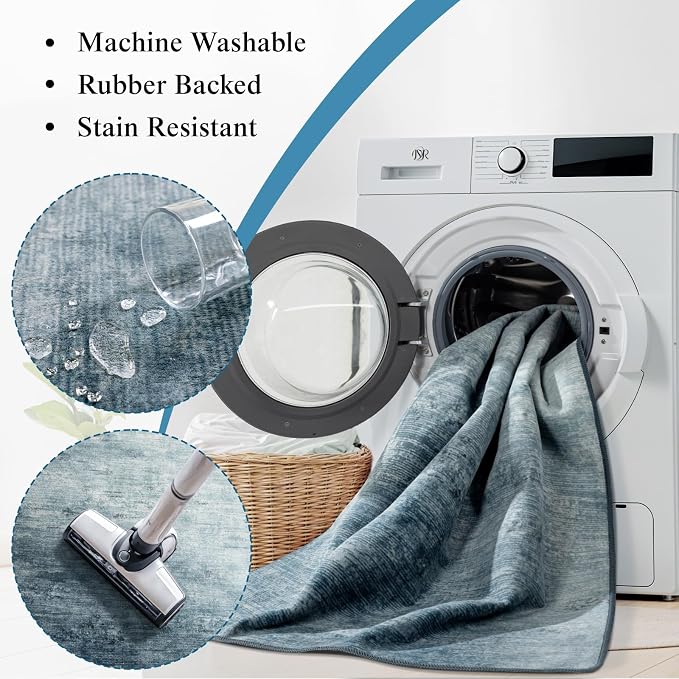 LIANLAM Washable Rug 9x12 Area Rugs - Image 5