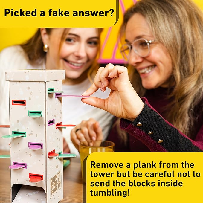 Don't Fall for It – Fun Trivia Board Game Age 3+ for Families and Kids | Hilarious Family Game for All Ages | 2+ Players, Portable and Easy to Play