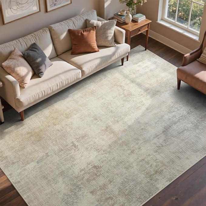 4x6 Ft Area Rugs for Living Room, Soft Non-Slip Washable Rugs Modern Abstract - Image 2