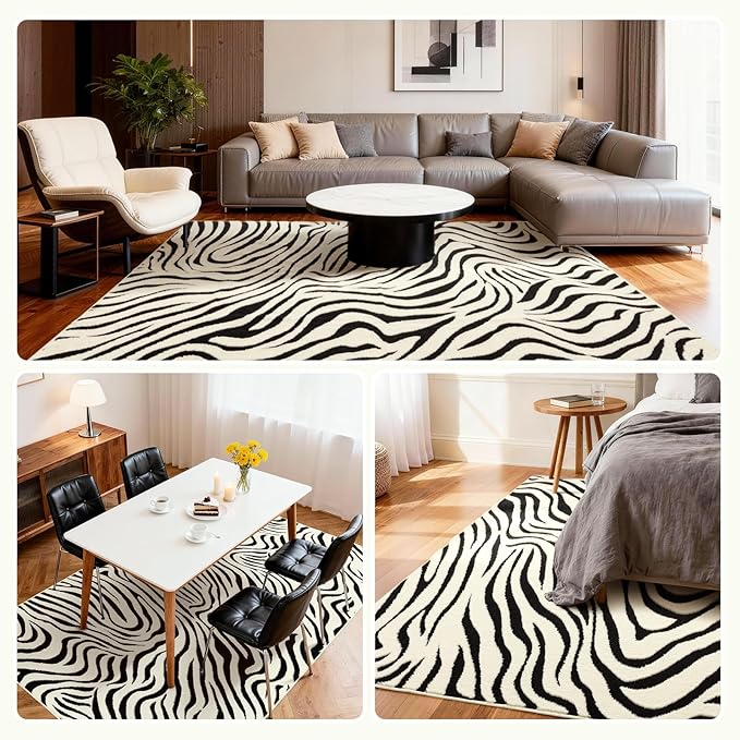 YIHOUSE 6×9 Ft Area Rugs for Living Room: Modern Washable Rug - Image 3