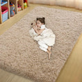 qulint Bedroom Area Rugs 4x6, Fluffy Soft Shag Kids Rug by QULINT