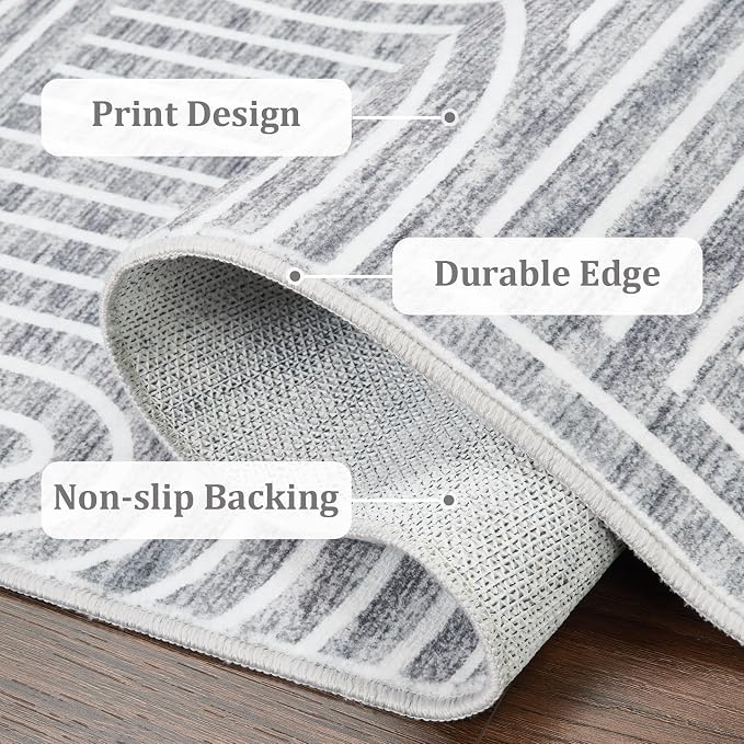 ROYHOME Washable Rug 6x9 Area Rugs - Image 7