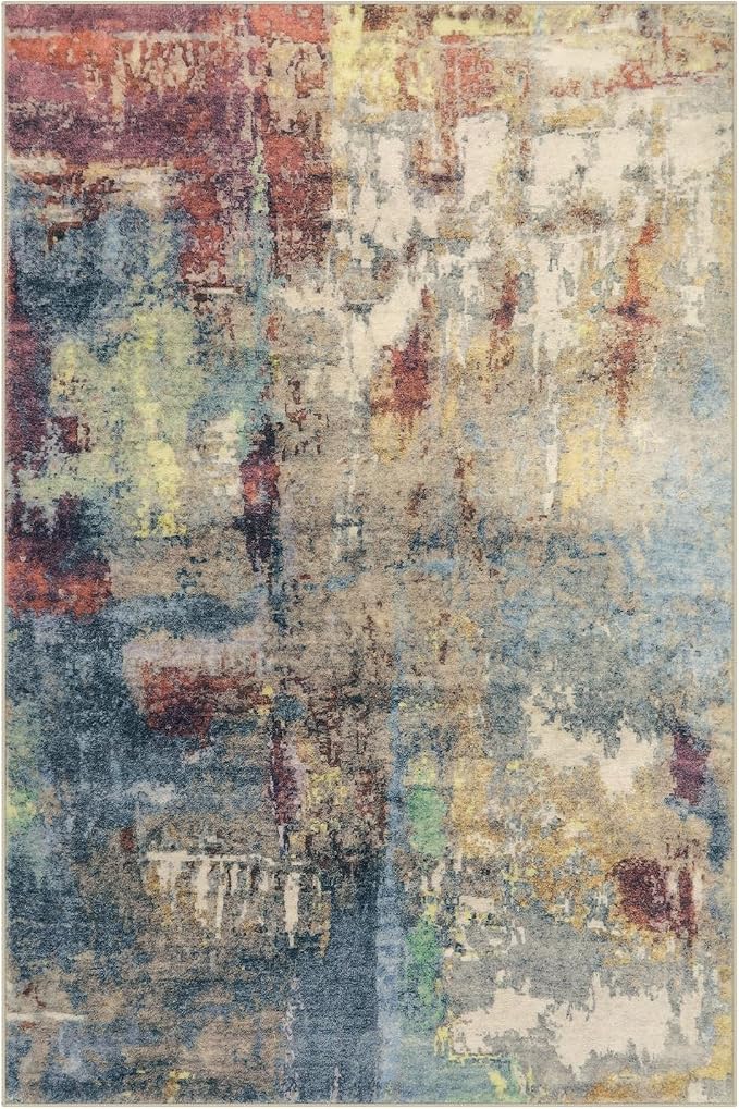 Lahome Modern Abstract Area Rug 6x9 Rugs - Image 9