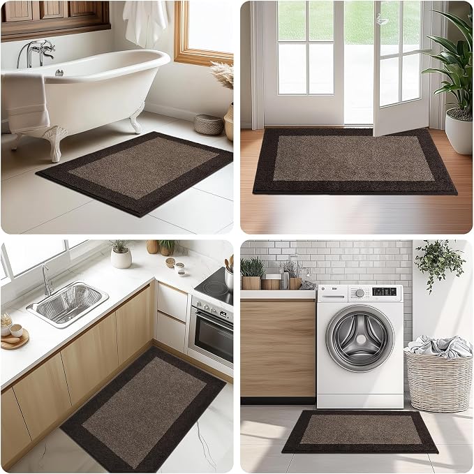 Machine Washable Kitchen Rug 24" x 36", Non Slip Kitchen Mat - Image 6