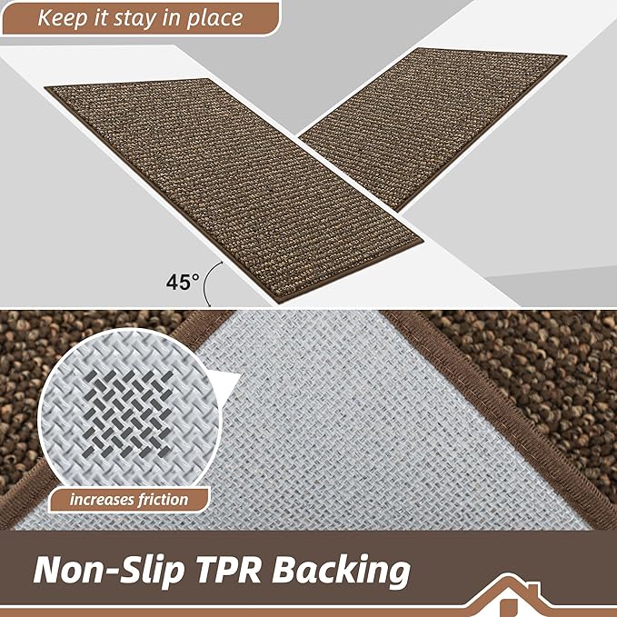 BEQHAUSE Kitchen Runner Rugs 24"x72", Non-Slip Kitchen Mats - Image 4