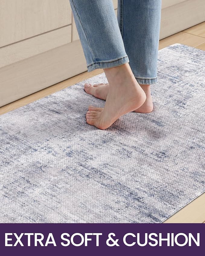 DEXI Kitchen Mats Cushioned Anti Fatigue, 23x107 Floor Padded Runner Rug Non - Image 6