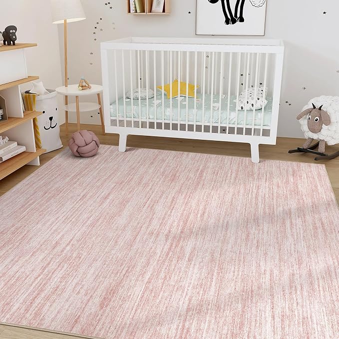 Nakagishi 6X9 Area Rugs Living Room: Washable Large Vintage Rug Neutral - Image 8