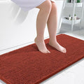 OLANLY Bathroom Runner Rugs 47x24, Soft Absorbent Chenille Bath Rugs, Rubber by OLANLY