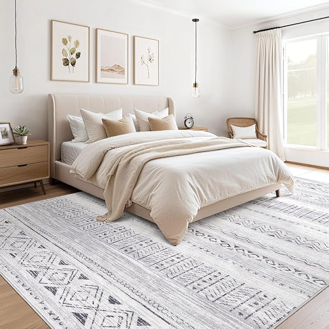 cotiled 12x15 Area Rugs Living Room Rug: Washable Boho Rugs - Image 2