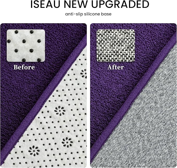 ISEAU 2x8 Runner Rug for Hallway, Soft Memory Foam Carpet - Image 4