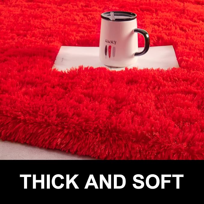 LOCHAS Ultra Soft Indoor Modern Area Rugs Fluffy Living Room Carpets - Image 7