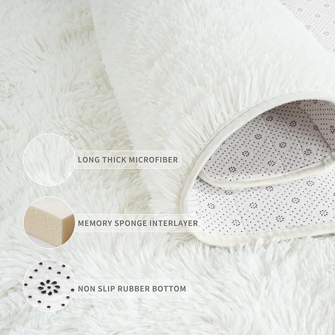 Tepook Soft Runner Rugs for Bedroom 2x6 ft - Image 9