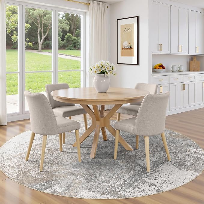 6ft Round Area Rug - Image 3