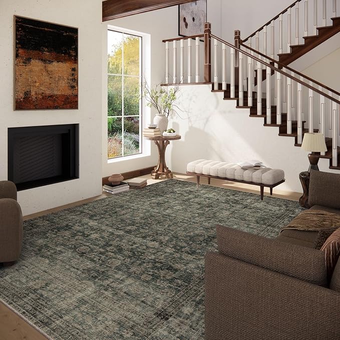Washable Living Room Area Rug: 10x14 Rugs - Image 2