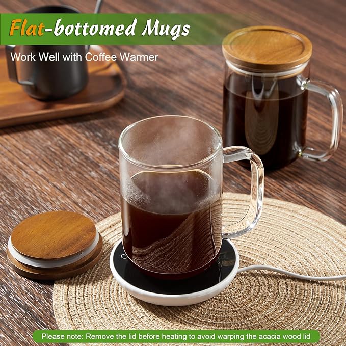 DRASTAR Glass Coffee Mugs, 20 oz Coffee Mug - Image 3