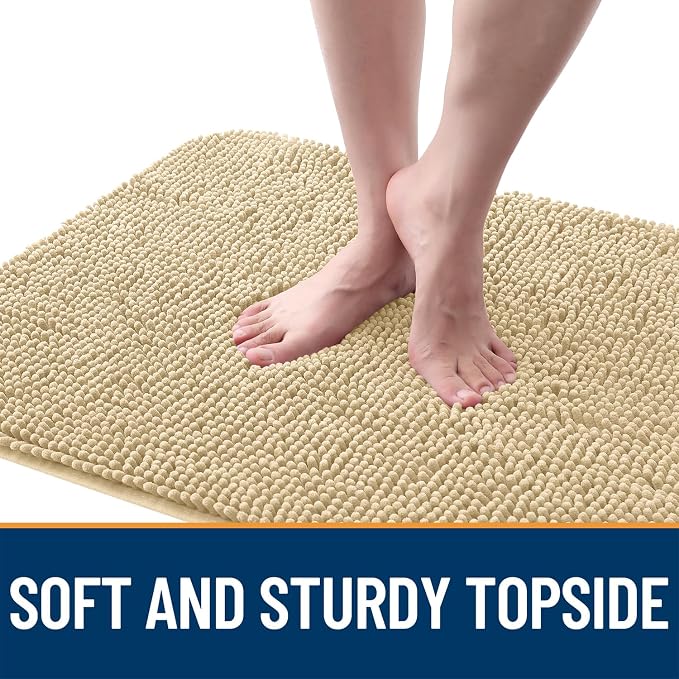 OLANLY Dog Door Mat for Muddy Paws 32x20, Absorbs Moisture and Dirt, Absorbent - Image 4