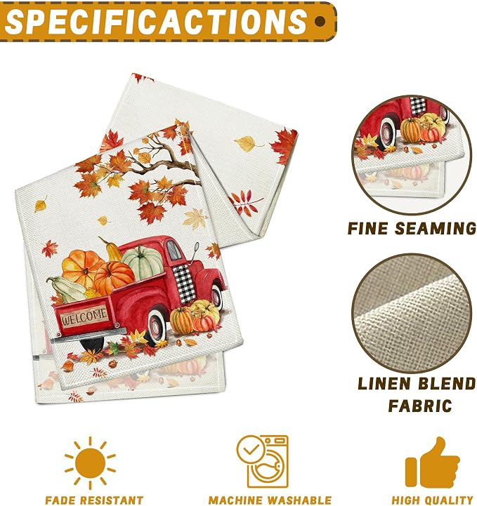 Bonsai Tree Fall Table Runner 36, Small Runner - Image 7