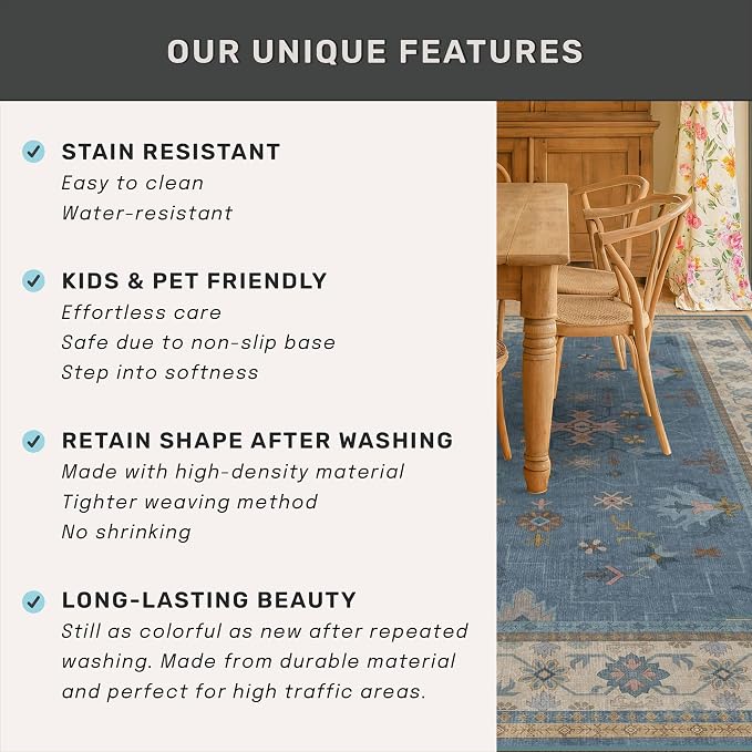 Hazo Haus Boho 8x12 Large Area Rugs - Image 7