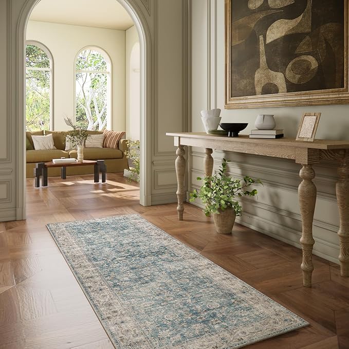 Washable Kitchen Rug Runners for Hallways: 2'x6' Bedroom Rug - Image 5