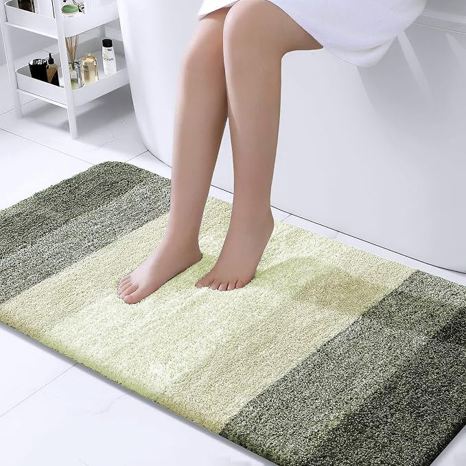 OLANLY Large Bathroom Rugs Mat 40x24, Extra Soft Absorbent Microfiber Bath Rugs by OLANLY
