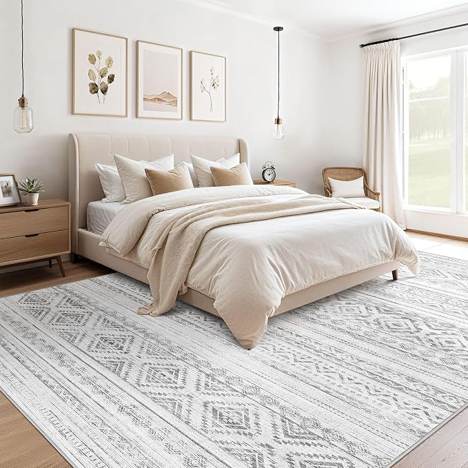 cotiled 6x9 Area Rugs Living Room Rug: Washable Boho Rugs - Image 8
