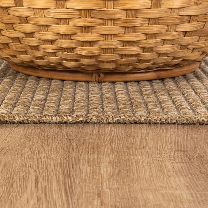 CAMILSON Easy Jute Rug 9x12, Large Indoor Outdoor Natural Color Farmhouse Area - Image 9